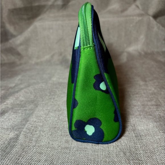 CLINIQUE x Kate Spade Navy Green Makeup Cosmetic Bag, Travel Pouch - Picture 9 of 9